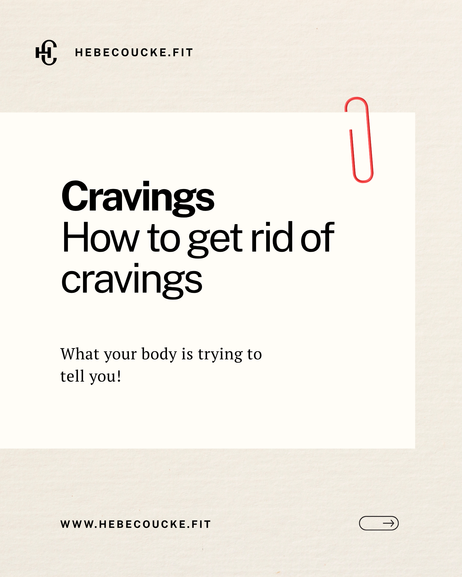 How to get rid of cravings